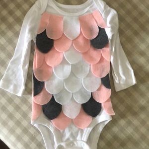 Owl Baby Girl Costume Onesie 12M